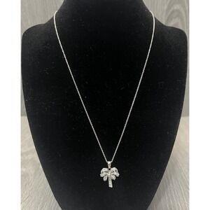 Robert Seemann RSE Sterling Silver 925 Palm Tree Pendant Necklace Italy